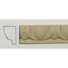 Flexible Egg & Dart Decorative Trim
