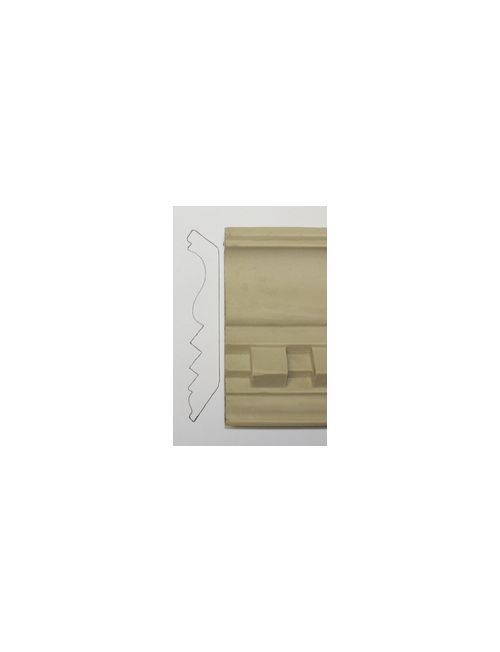 Flexible Dentil Crown Decorative Trim