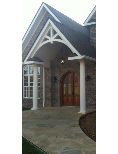 Round Fluted Tapered Column