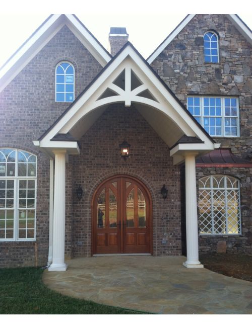 Round Fluted Tapered Column