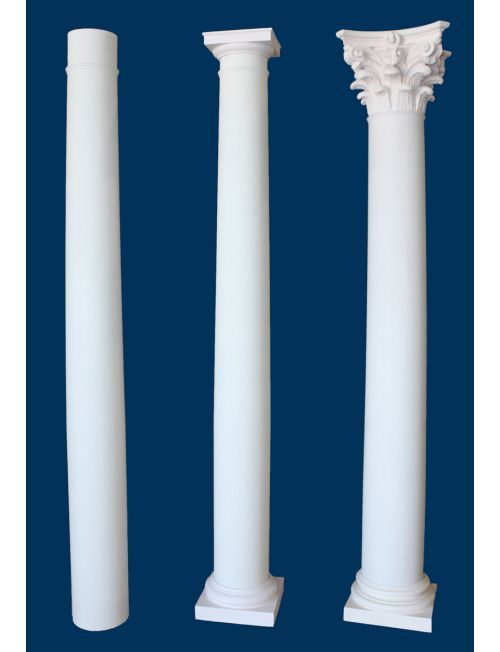 Round Smooth Tapered Column
