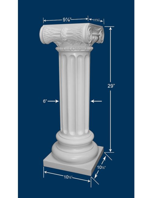 Roman Ionic Pedestal