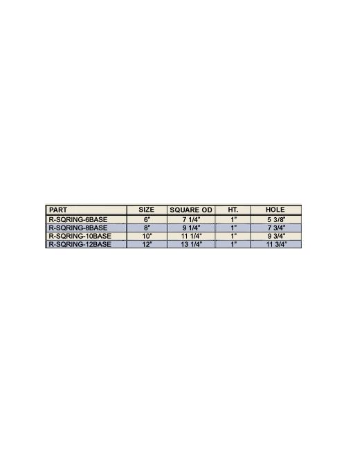 Square Capital for Square Tapered Columns