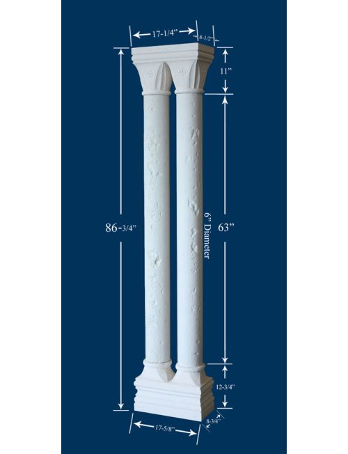 Distressed Double Column