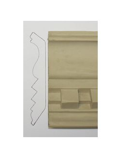 Flexible Dentil Crown Decorative Trim