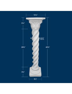 Spiral Acanthus Leaf Pedestal