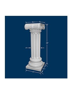 Roman Ionic Pedestal