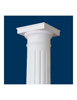 Round Fluted Tapered Column